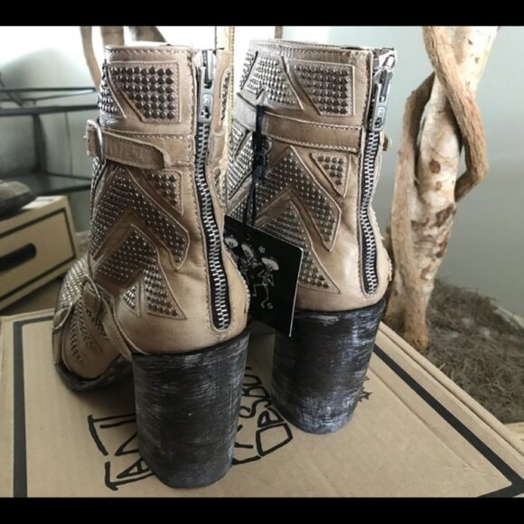 Old Gringo Studded Ankle Boot - Picture 3 of 5